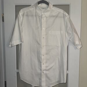 Turnbury Shirt Mens Medium Oxford White Button Down